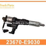 Fuel Injector 23670-E9030 23670E9030 for HINO EF750 Inyector de combustible