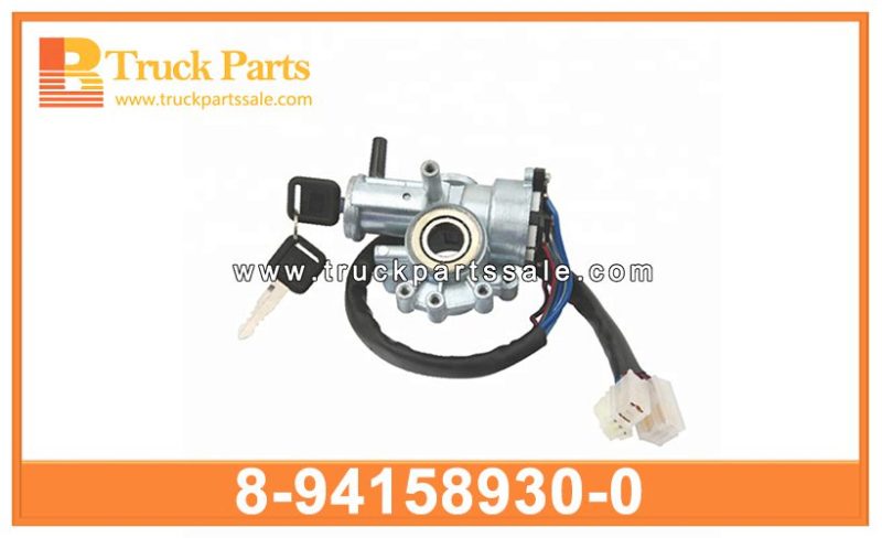 Ignition Switch Assembly 8-94158930-0 8941589300 8-94158-930-0 for ISUZU NPR NKR Ensamblaje del interruptor de encendido