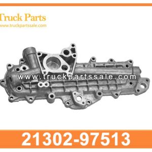 OIL COOLER COVER 21302-97513 2130297513 for NISSAN PF6T Cubierta de enfriador de aceite