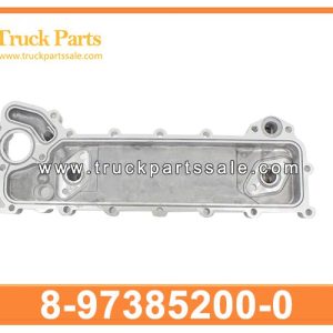Oil Cooler Cover 8-97385200-0 8973852000 8-97385-200-0 for ISUZU 4HL1 NPR Cubierta de enfriador de aceite