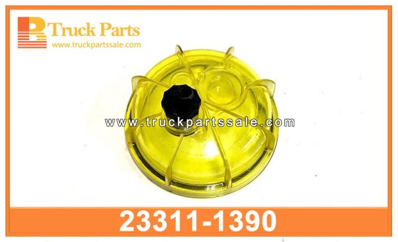 Oil Water Separator Cover 23311-1390 233111390 for HINO Cubierta del separador de agua de aceite