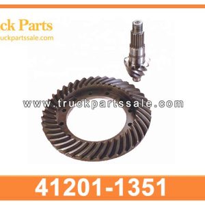 Ratio 7X41 Crown wheel and Pinion Gear Set 41201-1351 412011351 for HINO Rueda de la corona y juego de engranajes de pi ??n