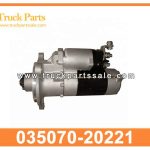 Starter 035070-20221 3507020221 for HINO K13C EK100 Inicio