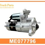 Starter Motor ME077796 for MITSUBISHI 6D16 Motor de arranque