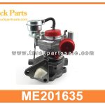 Turbocharger ME201635 for MITSUBISHI Turbocompresor