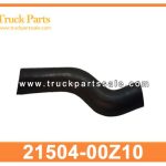 Upper Hose 21504-00Z10 2150400Z10 for NISSAN Manguera superior