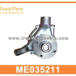 Water Pump Assy ME035211 ME035212 ME035168 ME996928 for MITSUBISHI 6D15 6D14 CONSEJO DE BOMBA DE AGUA ASSY