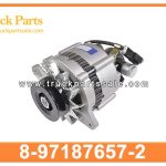 alternator 8-97187657-2 8971876572 8-97187-657-2 for ISUZU 4JB1 alternador