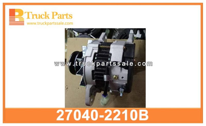 alternator assy 27040-2210b 270402210b for HINO F17D alternador Assy