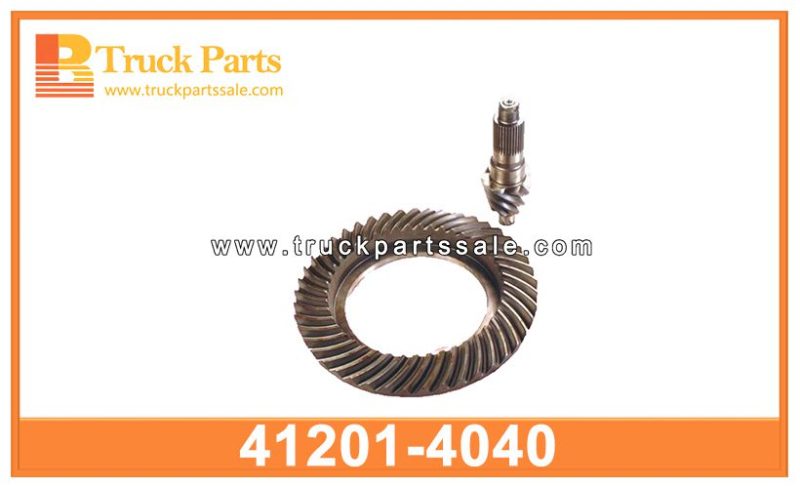 bevel gear 41201-4040 412014040 for HINO 500 engranaje c??nico