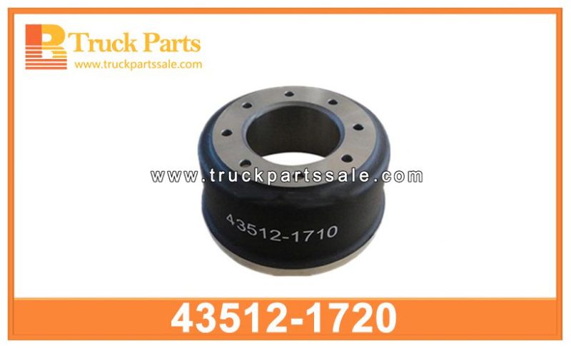 brake drum 43512-1720 435121720 for HINO tambor del freno