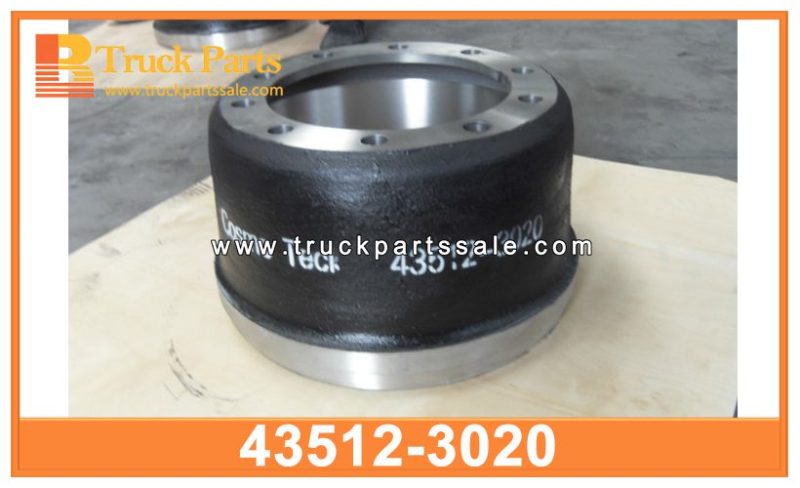 brake drum 43512-3020 435123020 for HINO tambor del freno