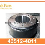 brake drum 43512-4011 435124011 for HINO tambor del freno