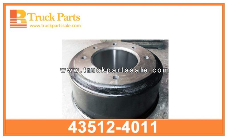 brake drum 43512-4011 435124011 for HINO tambor del freno
