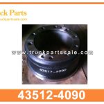 brake drum 43512-4090 435124090 for HINO tambor del freno