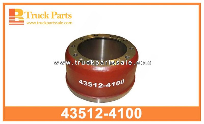 brake drum 43512-4100 435124100 for HINO tambor del freno