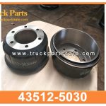 brake drum 43512-5030 435125030 for HINO tambor del freno