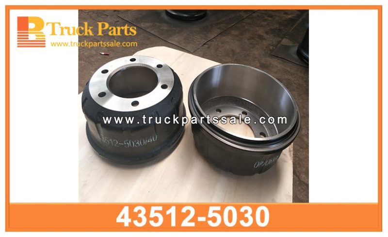 brake drum 43512-5030 435125030 for HINO tambor del freno
