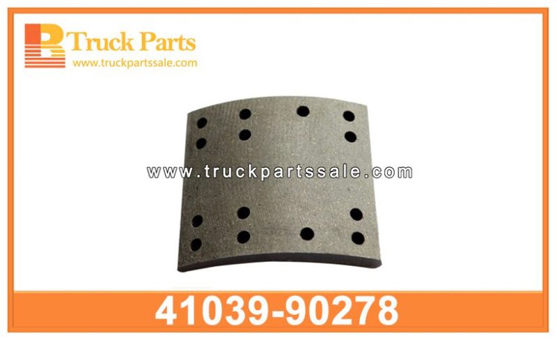 brake lining 41039-90278 4103990278 for NISSAN UD CW53 romper el forro