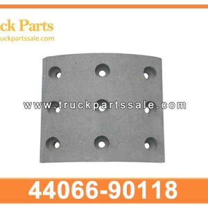 brake lining 44066-90118 44066-90204 4406690118 4406690204 for NISSAN romper el forro