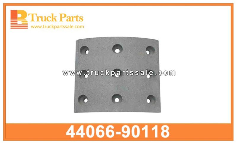 brake lining 44066-90118 44066-90204 4406690118 4406690204 for NISSAN romper el forro