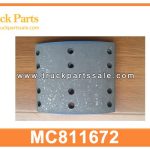 brake lining kit set MC811672 for MITSUBISHI Conjunto de kit de forro de freno