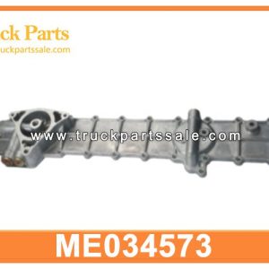 cover oil cooler ME034573 for MITSUBISHI 6D14 6D15 6D16 Enfriador de aceite de cubierta