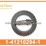 crown wheel and pinion 1-41210294-1 1412102941 1-41210-294-1 for ISUZU rueda de la corona y pi ??n