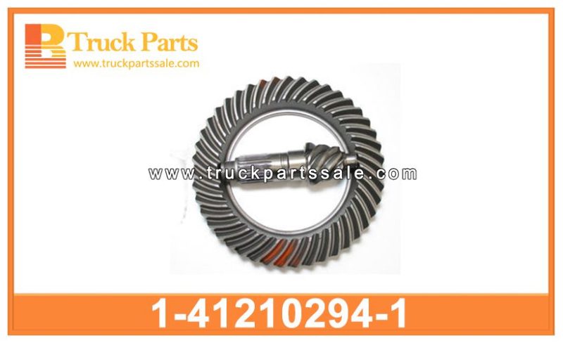 crown wheel and pinion 1-41210294-1 1412102941 1-41210-294-1 for ISUZU rueda de la corona y pi ??n