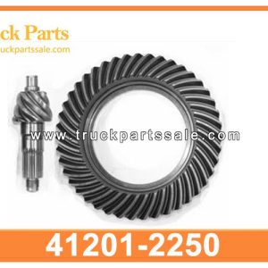crown wheel pinion 41201-2250 412012250 for HINO pi ??n de la rueda de la corona