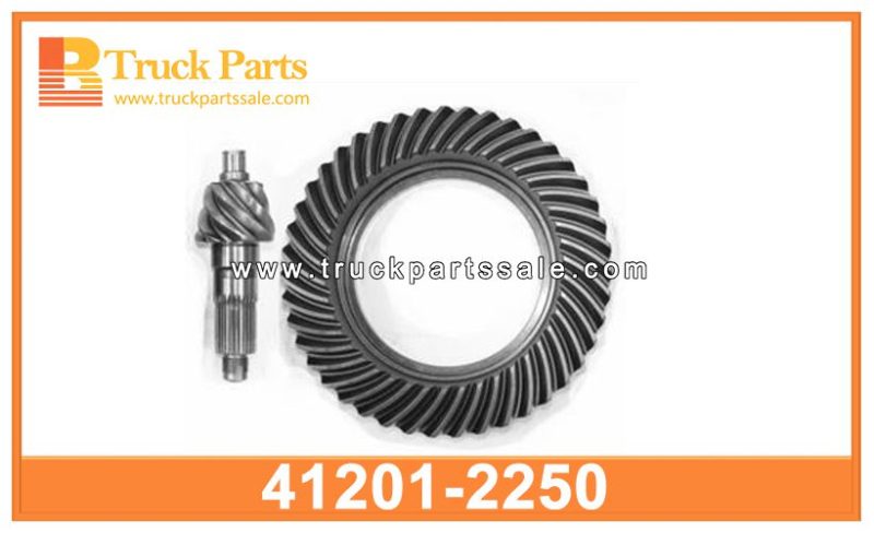 crown wheel pinion 41201-2250 412012250 for HINO pi ??n de la rueda de la corona