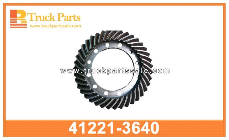 crown wheel pinion 41221-3640 412213640 for HINO pi ??n de la rueda de la corona
