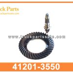 crown wheel pinion 6X41 41201-3550 412013550 for HINO pi ??n de la rueda de la corona