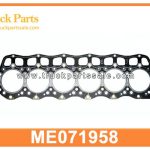 cylinder head gasket ME071958 for MITSUBISHI 6D16T Junta de culata