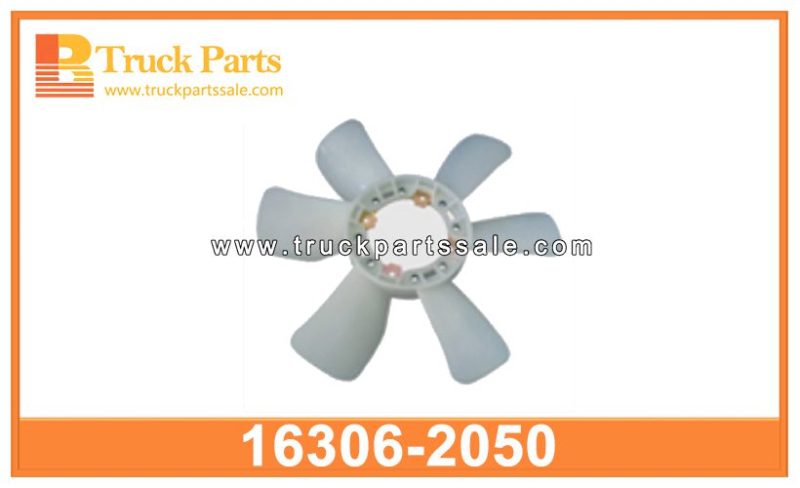 diameter 480mm Radiator Fan Blade 16306-2050 163062050 for HINO H07D Di??metro mm de la hoja del ventilador del radiador MM