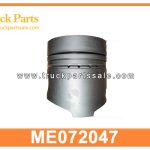 engine piston ME072047 ME032742 for MITSUBISHI 6D14 6D14T pist??n de motor