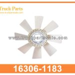fan blades 16306-1183 163061183 for HINO K13C-TV aspas de ventilador