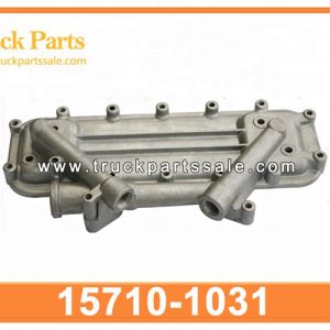 oil cooler cover 15710-1031 15710-1280 157101031 157101280 for HINO EK100 cubierta de enfriador de aceite