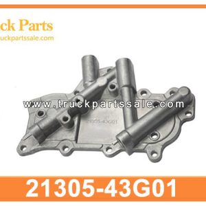 oil cooler cover 21305-43G01 2130543G01 for NISSAN TD25 TD27 cubierta de enfriador de aceite