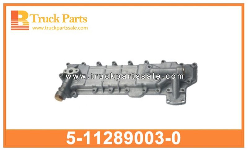 oil cooler cover 5-11289003-0 5112890030 5-11289-003-0 for ISUZU 4BD1 4BB1 cubierta de enfriador de aceite