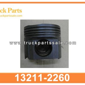 piston 13211-2260 13211-1980 132112260 132111980 for HINO H07D pist??n