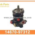 power steering pump 14670-97312 1467097312 for NISSAN RF8 bomba de direcci??n asistida