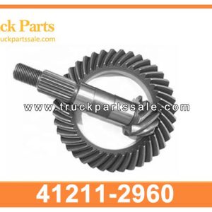 ration 7X43 crown wheel and pinion gears 41211-2960 412112960 for HINO V??a de la corona y engranajes de pi ??n