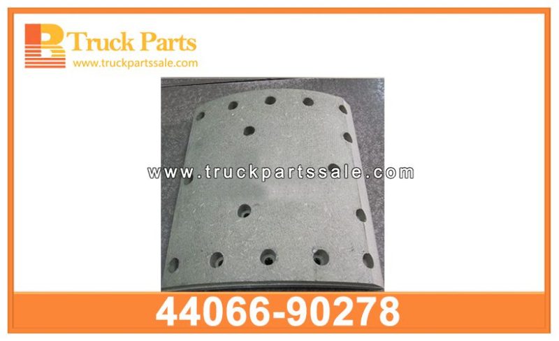 rear brake lining 44066-90278 4406690278 for NISSAN CW520 revestimiento del freno trasero