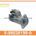 starter assy 8-98028199-0 8980281990 8-98028-199-0 for ISUZU D-MAX 4JJ1 4JK1 ensay de arranque