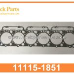 top cylinder gasket 11115-1851 111151851 for HINO W06D W06E Junta de cilindro superior