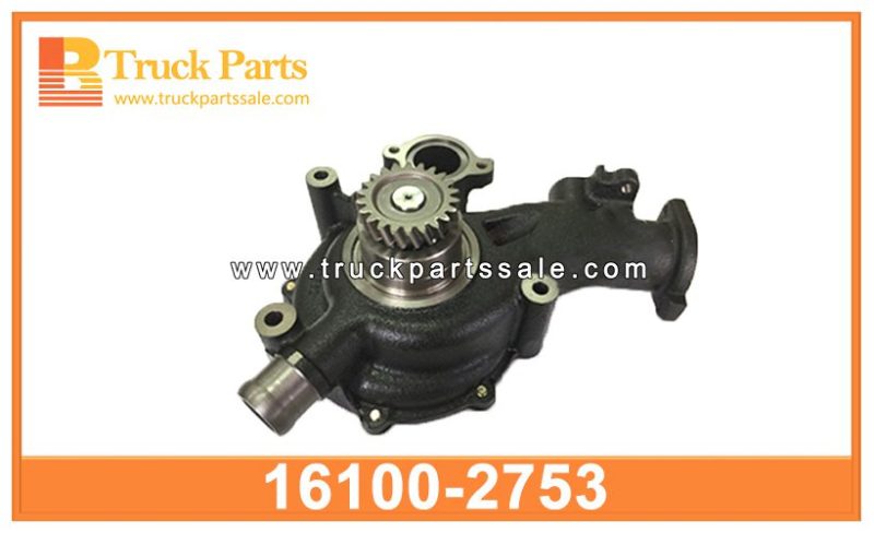 water pump 16100-2753 161002753 for HINO EP100 EM100 bomba de agua