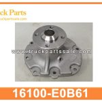 water pump 16100-E0B61 16100E0B61 for HINO N04C bomba de agua