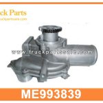 water pump with 9 HOLES ME993839 for MITSUBISHI 6D16T 6D16 bomba de agua con agujeros