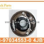 hand brake drum handbrake drum Parking Center Brake assembly Parking brake assy Tambor de freno de mano Conjunto de freno central de estacionamiento for ISUZU 4JB1 8-97034553-0 8-97034-553-0 8970345530